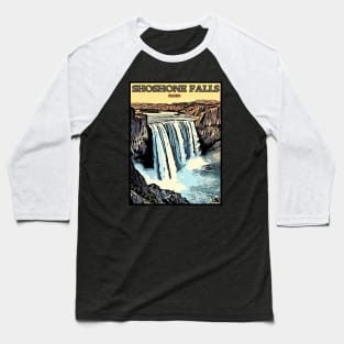 Shoshone Falls, Idaho Baseball T-Shirt